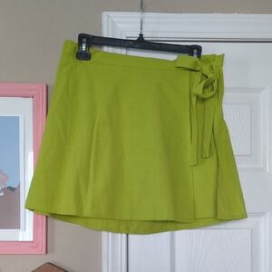 a new day Lime Mini Skirt